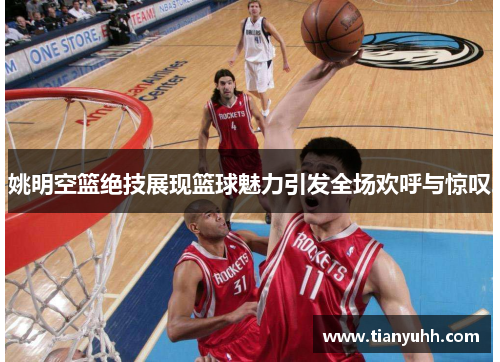姚明空篮绝技展现篮球魅力引发全场欢呼与惊叹
